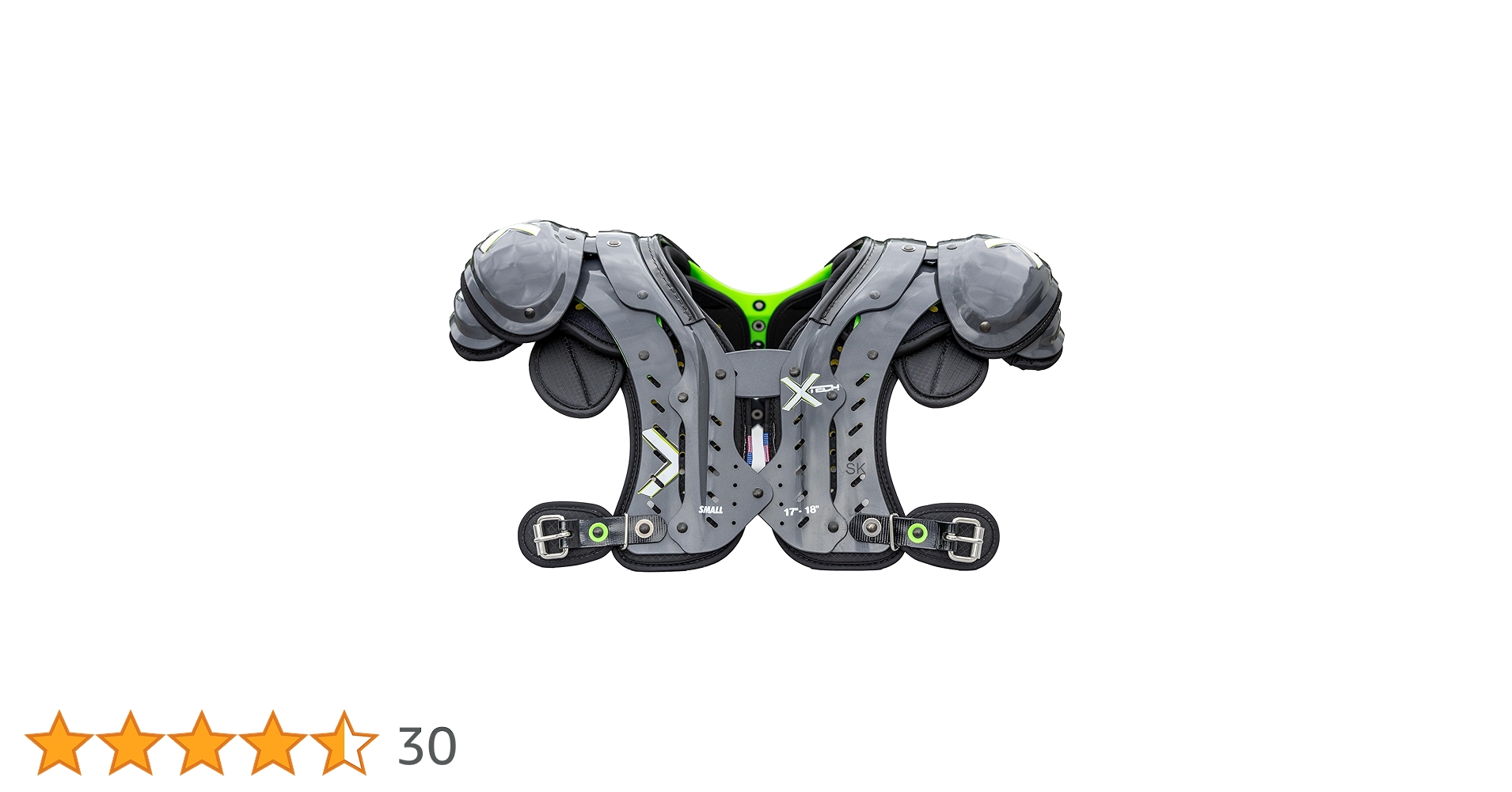 X-TECH Adult ショルダーパッド X-Small XTECHPADS X2 ショルダーパッド スーパースキルポジション - TWO